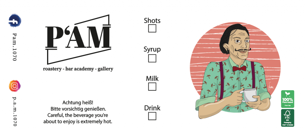 pampapercupdesign | Limepack Die 12 besten Pappbecher Designs die wir kennen | Limepack pam paper cup design